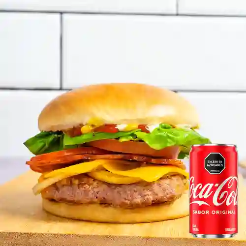 Combo Feroz Burguer + Coca Cola Original 235 ml