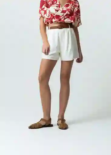 Short Tuti Mujer Crudo Puro Claro Talla 10 452G310 Naf Naf