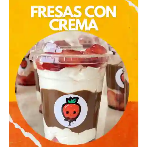 Fresas con Crema