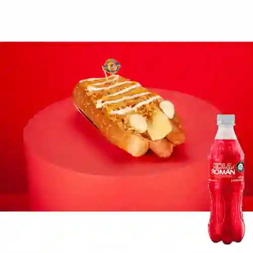 Combo Súper Perro + Kola Román Original 400ML