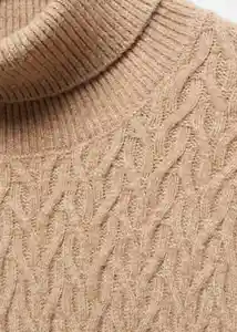 Buzo Jersey Marias 2 Camel Talla L Hombre Mango