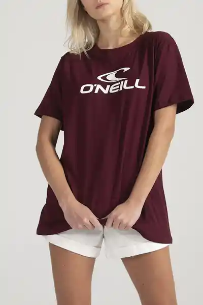 ONeill Camisa Femme Oversized Classic Vino Tinto Talla XS