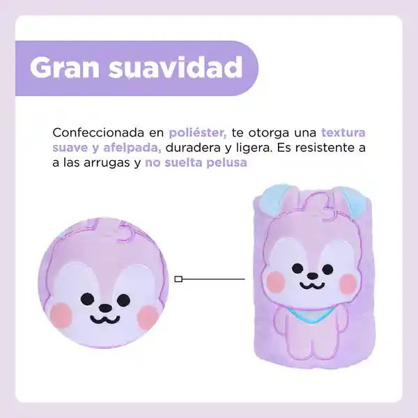 Manta 3D Baby Mang Serie Bt21 Miniso