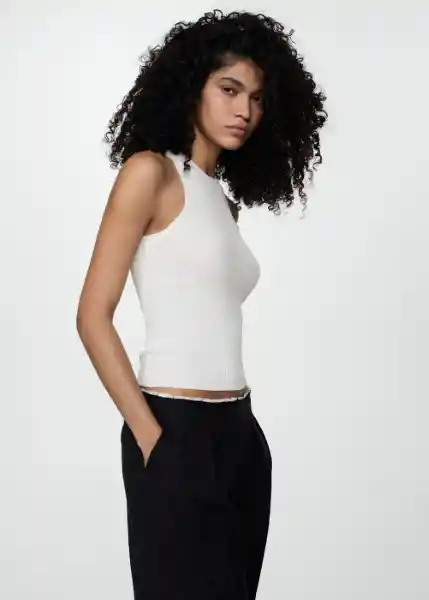 Top Karl Crudo Talla XS Mujer Mango