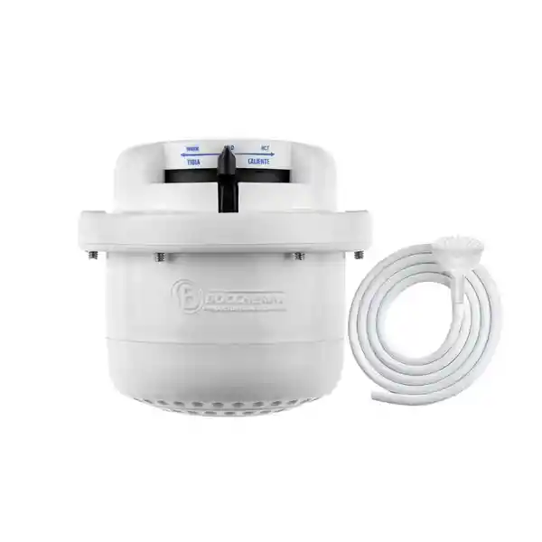 Ducha Electrica Fusion 3 Temp Blanca Con Manguer 120 V