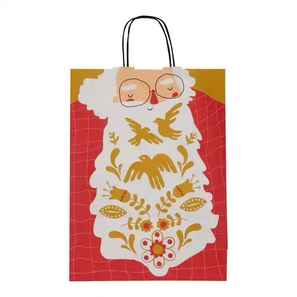 Bolsa de Regalo Navideña Rojo Casaideas