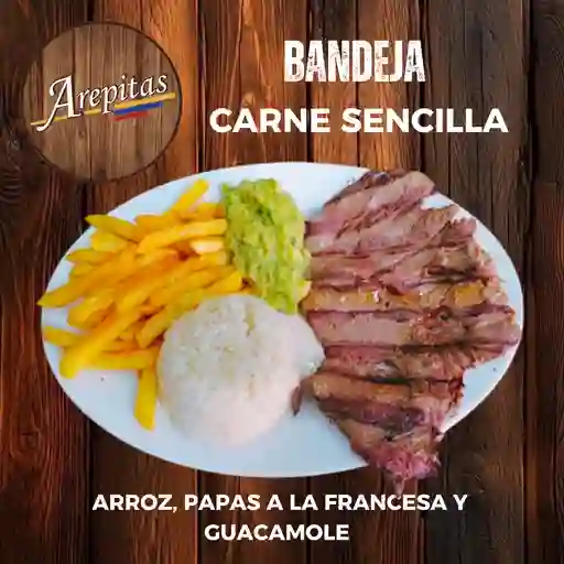 Bandeja carne sencilla