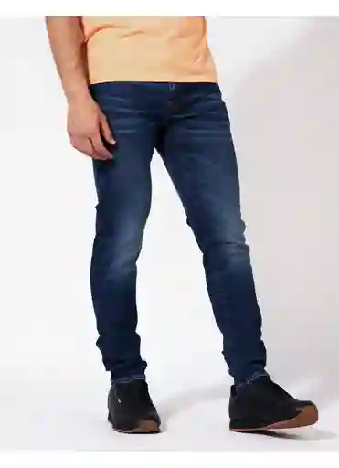 Jean Skinny Azul Talla 28 X 30 Hombre American Eagle