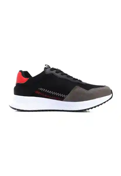 Tenis Hombre Negro-Rojo Talla 39 423 Tellenzi