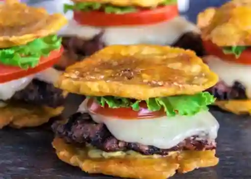 Patacón Hamburguesa