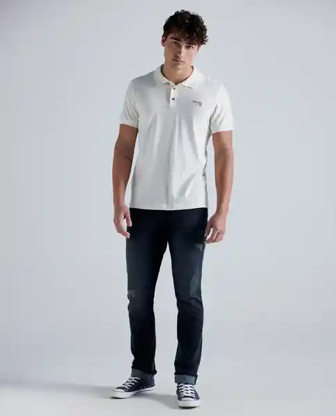  Camiseta Hombre Crudo Talla S 801E003 AMERICANINO 