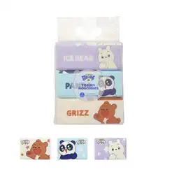 Pañuelos Desechables de la we Bare Bears Baby 3 Paquetes Miniso