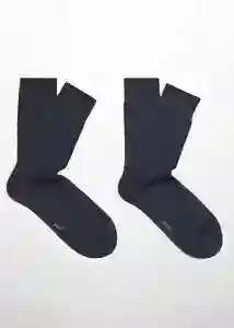 Calcetines Scotnav Navy Talla 45 Hombre Mango