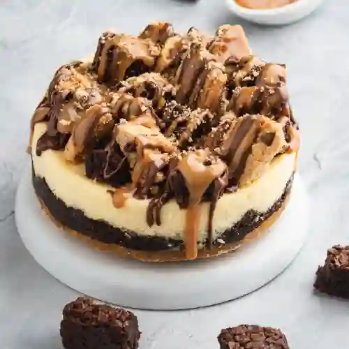 Mini Cheesecake de Brownie