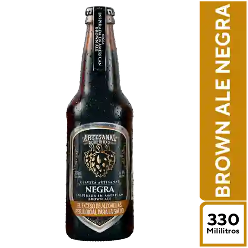 Artesanal de Bebidas Brown Ale Negra 330 ml