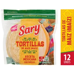 Sary Tortillas de Maíz Receta Mexicana