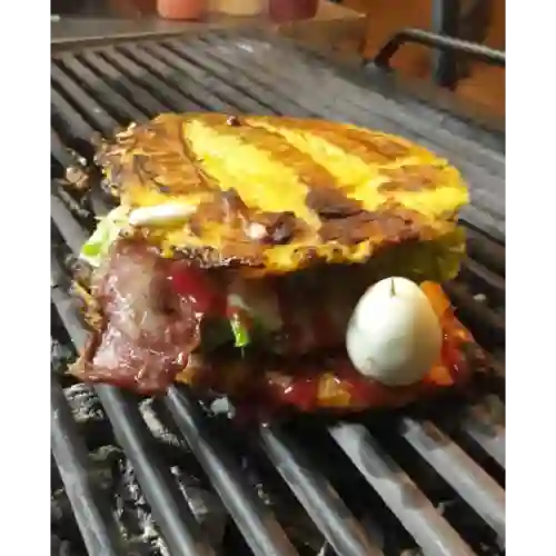 Patacón Burguer Sencillo