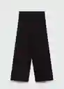 Pantalón Linovis Negro Talla XL Mujer Mango