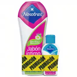 Nosotras Jabón Íntimo de Aloe Vera y Manzanilla +Jabón de Frescura Extrema