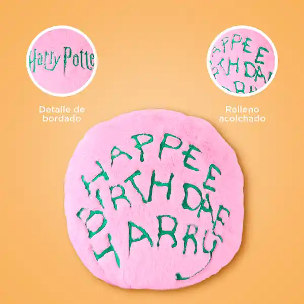 Cojín Serie Harry Potter Hagrid Birthday Cake 16 in S Miniso