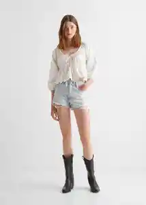 Blusa Nash Blanco Talla 21 Teen Niñas Mango