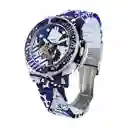 Invicta Reloj Hombre Azul Blanco Negro Acero Inv34361