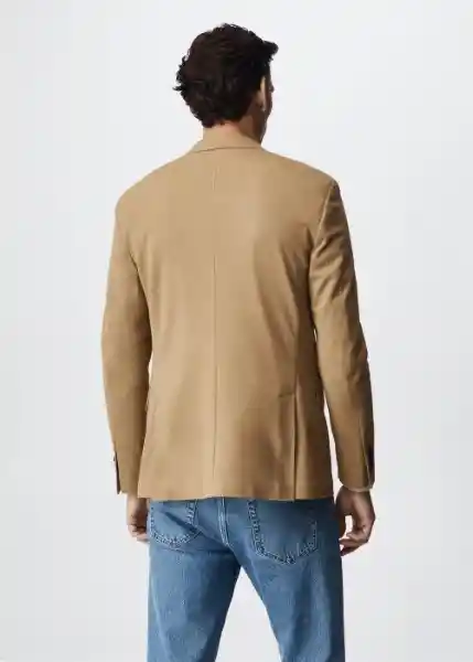 Americana Verner Beige Talla 48 Hombre Mango