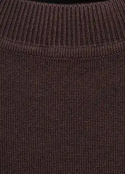 Top Almibi Chocolate Talla S Mujer Mango