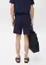 Short Seers Navy Talla M Hombre Mango