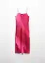 Vestido Sof-X Fucsia Talla M Mujer Mango