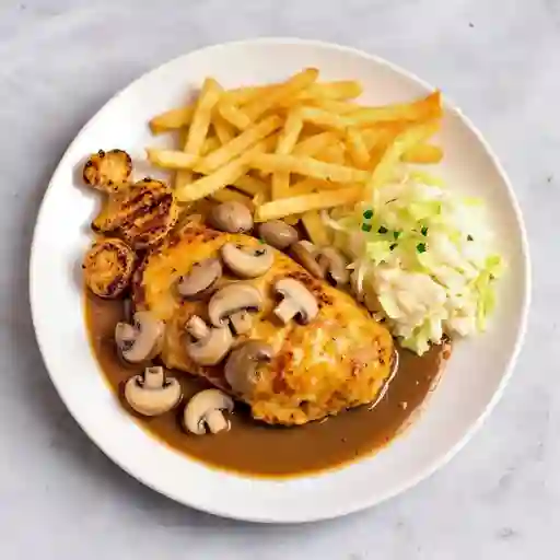 De Pollo Con Champinones
