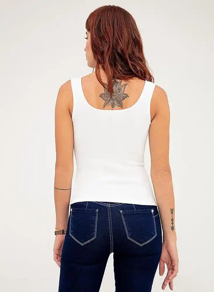 Camiseta Ms Mujer L - Blanco908