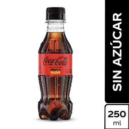 Gaseosa Coca-Cola sin Azúcar PET 250ml