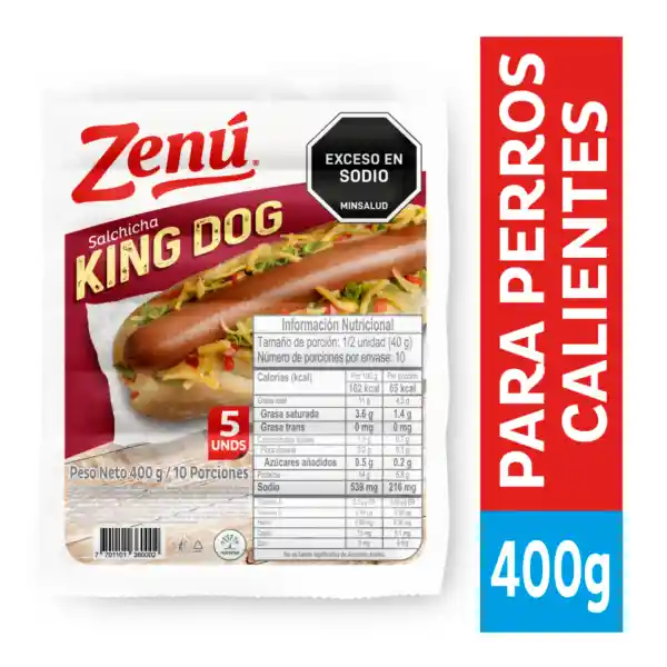 Zenú Salchicha King Dog