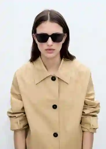 Abrigo Parka Tropic Camel Talla XS Mujer Mango