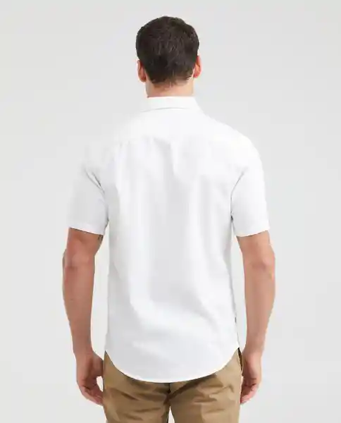 Camiseta Dyed Twill Masculino Blanco 0 Claro T. S Chevignon