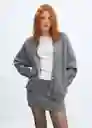 Abrigo Grandes Gris Oscuro Vigoré Talla L Mujer Mango