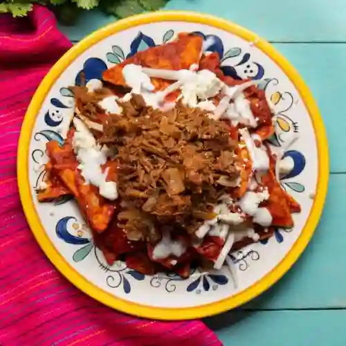 Chilaquiles con Proteína