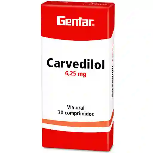 Genfar Carvedilol (6.25 mg)