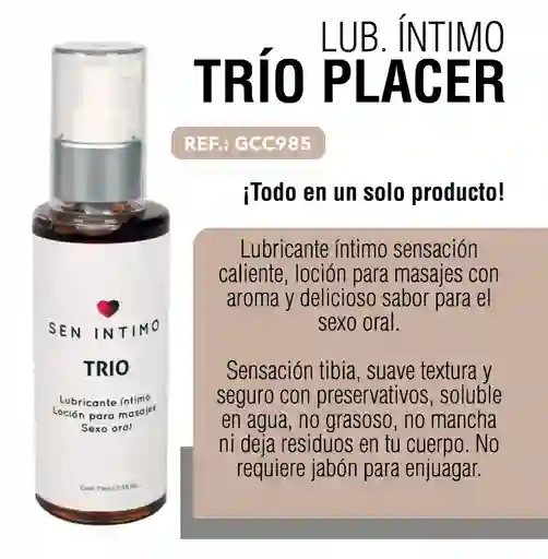 Sen Intimo Lubricante Intimo Trio