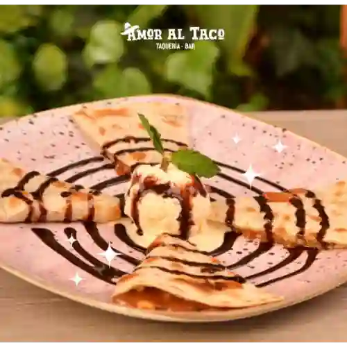 Quesadilla de Chocolate