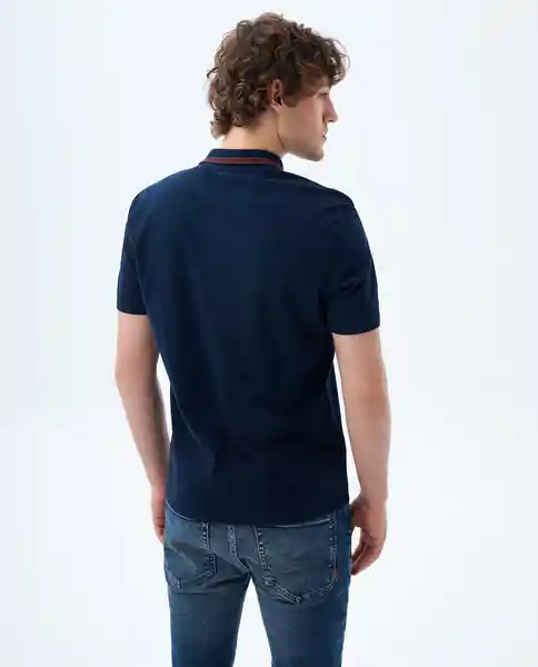 Camiseta Hombre Color Azul Talla M 809f000 Americanino