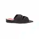 Sandalias Plana Georgia Negro Talla 40