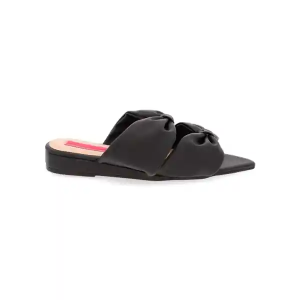 Sandalias Plana Georgia Negro Talla 40