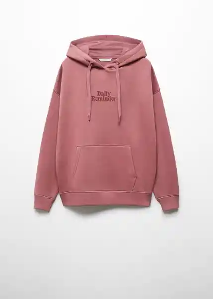 Sudadera Daily Niñas Rosa Talla 18 Mango