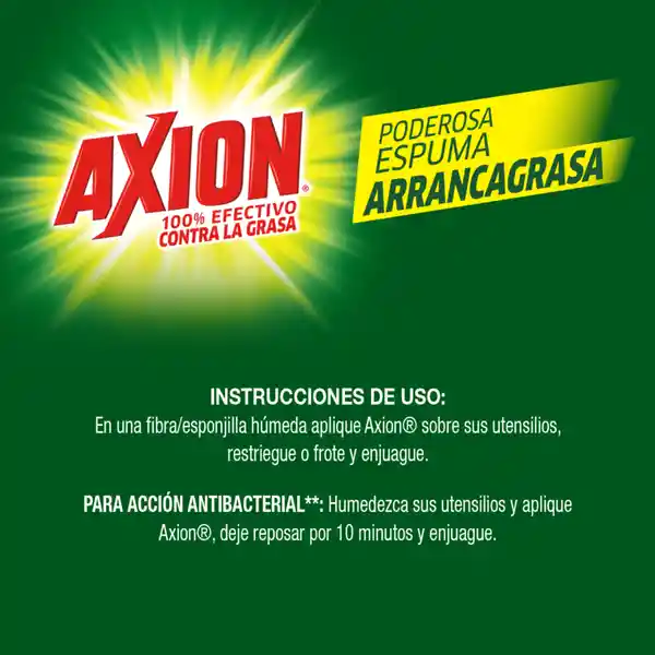 Lavaplatos en Crema Axion Limon 450g