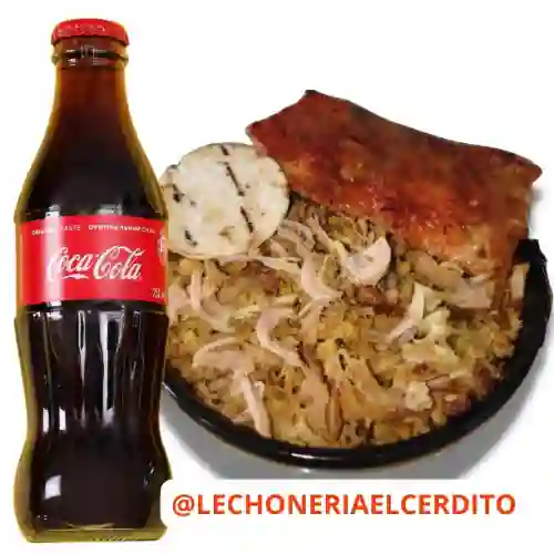 Lechona + cocacola 400ml