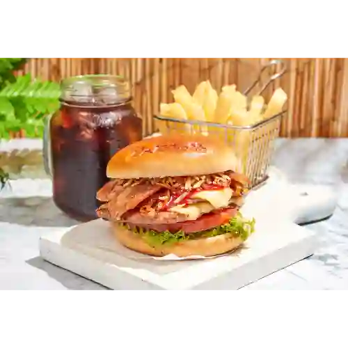Combo Hamburguesa Caribe