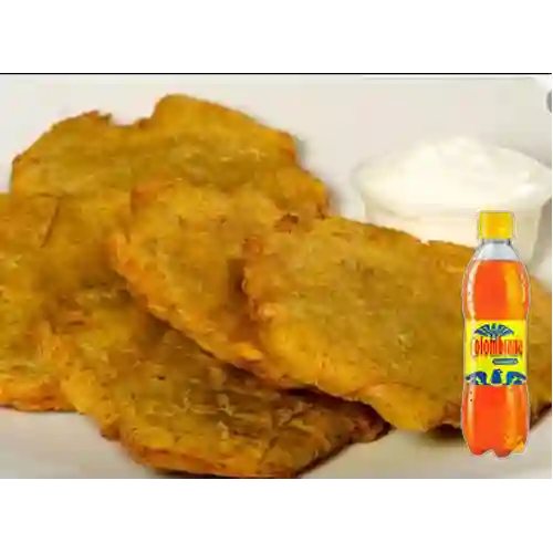 Combo Patacones X 8 Und + Colombiana 250 ml