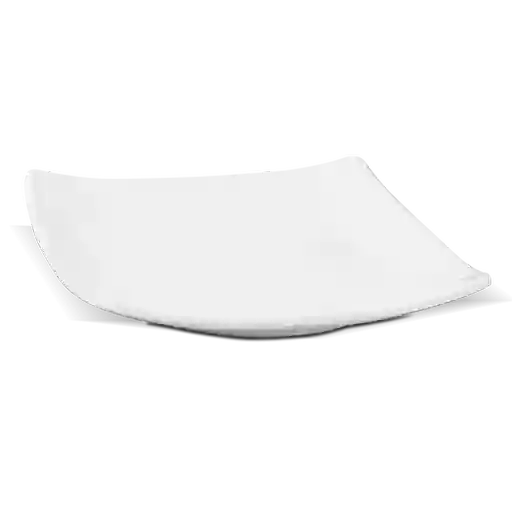 Aro Plato Melamina 100 Cuadrado Blanco 20 cm